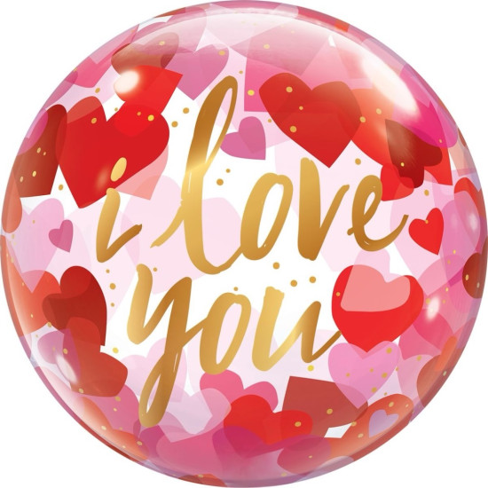 Balloon I LOVE YOU 46cm
